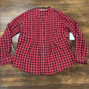 St. John’s Bay Plaid Button-Up Shirt